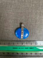 Hanger zilver met lapis lazuli, Ophalen of Verzenden, Zo goed als nieuw