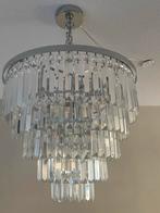 Kristallen Lamp met Extra Kristallen, Huis en Inrichting, Lampen | Hanglampen, Ophalen, Gebruikt, Glas, Minder dan 50 cm