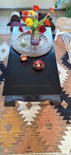 Opium salon tafel zwart, Huis en Inrichting, Tafels | Salontafels, 50 tot 100 cm, Minder dan 50 cm, 100 tot 150 cm, Gebruikt