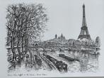 Maurice Legendre (1928-1955) Paris - Tour Eiffel et la Seine, Ophalen