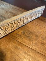 Brocante mand baguette/stokbrood originele bekleding, Ophalen of Verzenden