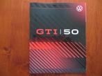 Exclusieve folder: Volkswagen Golf GTI 50 (Golf 1 t/m 8) GB, Ophalen of Verzenden, Nieuw, Volkswagen