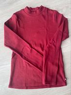 WE wijnrood katoenen longsleeve met col maat 146/152, Ophalen of Verzenden, Zo goed als nieuw, Jongen, Shirt of Longsleeve