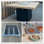 BBQ-tafel gasbarbecue ingebouwd in tafel met kolom poot, Ophalen of Verzenden, Nieuw