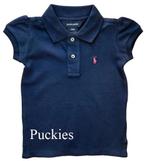 Donkerblauwe Ralph Lauren polo maat 74 / 12M *NieuW*, Kinderen en Baby's, Babykleding | Maat 74, Meisje, Nieuw, Ophalen of Verzenden