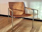 Vintage Martin Visser Spectrum pitriet stoel jaren 60, Ophalen, Gebruikt, Vintage, Riet of Rotan