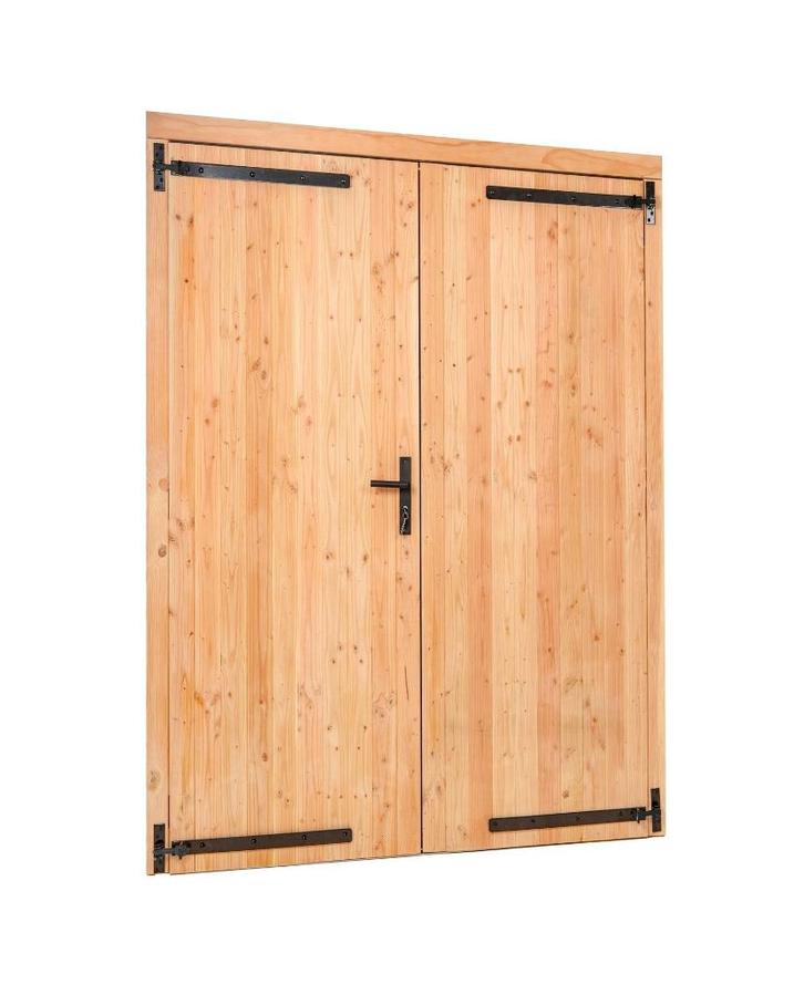 Douglas dubbele dichte deur 185x205cm linksdraaiend, Doe-het-zelf en Verbouw, Deuren en Horren, Nieuw, Buitendeur, 200 tot 215 cm