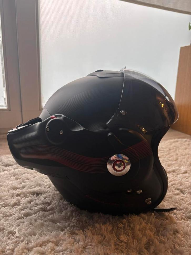 Roof Boxer Desmo Streamline, Fietsen en Brommers, Brommerhelmen, Zo goed als nieuw, Ophalen of Verzenden