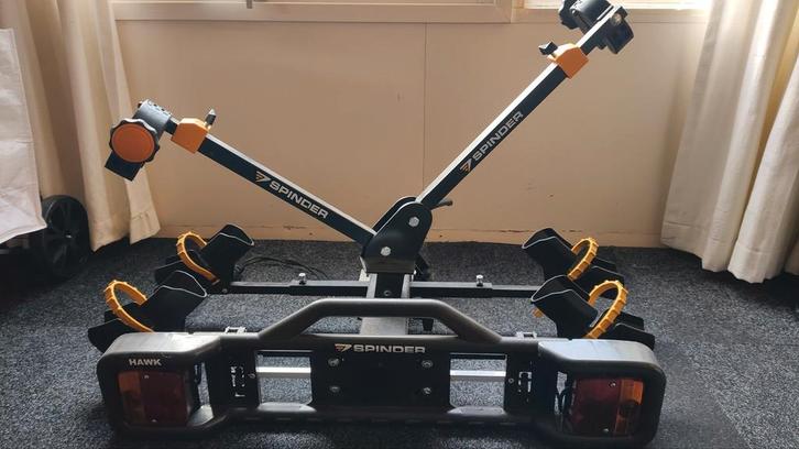 Fietsendrager voor 2 fietsen, Auto diversen, Fietsendragers, Gebruikt, Trekhaakdrager, Ophalen of Verzenden