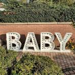 Lichtletters BABY, babyshower, gender reveal decoratie, Ophalen, Nieuw, Geboorte of Huwelijk