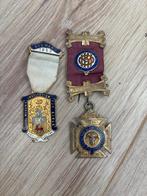 Vrijmetselaars Medailles - Zeer Goede Staat, Ophalen of Verzenden, Overige soorten, Overige gebieden, Lintje, Medaille of Wings