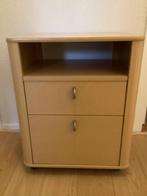 Auping Nachtkastje - Beuken, Huis en Inrichting, Slaapkamer | Nachtkastjes, Ophalen, Gebruikt, Minder dan 45 cm, Minder dan 55 cm