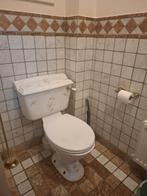 Heritage toilet met  achter aansluiting hand beschilderd, Ophalen of Verzenden, Gebruikt