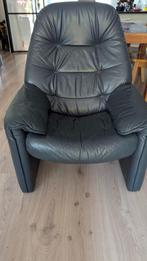 Leren fateuil, Ophalen, Gebruikt, 75 tot 100 cm, Leer