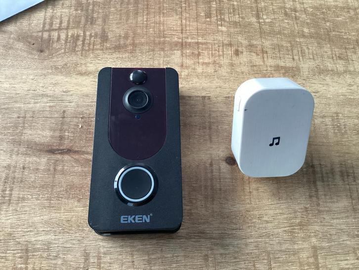 Slimme Draadloze Camera Deurbel, Huis en Inrichting, Deurbellen, Nieuw, Draadloos, Ingebouwde camera, Ophalen