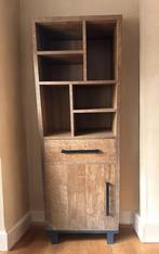 Houten wandkast/boekenkast - Perfecte staat!, Ophalen, Bruin, Zo goed als nieuw, 25 tot 50 m²