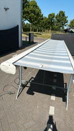 Knikarm zonnescherm luifel breed 515 uitval 300 somfy, Ophalen, Gebruikt, 450 cm of meer, Elektrisch