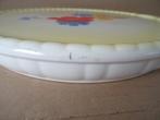 Vintage vlaaischotel taartplateau gebakschaal 34cm porselein, Antiek en Kunst, Ophalen of Verzenden