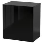 Ikea Sellsviken (BESTA deurtjes) hoogglans zwart, Minder dan 100 cm, 25 tot 50 cm, Minder dan 150 cm, Zo goed als nieuw