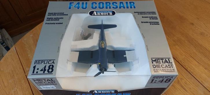 Franklin Mint Armour Vought F4U CORSAIR ref B11B219, Verzamelen, Luchtvaart en Vliegtuigspotten, Nieuw, Schaalmodel, Ophalen of Verzenden