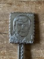 Theelepel koning Willem Alexander postzegel, Verzamelen, Koninklijk Huis en Royalty, Ophalen of Verzenden, Zo goed als nieuw, Nederland