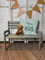 Houten bankje kinderbankje, Tuin en Terras, Ophalen, Zo goed als nieuw, Hout