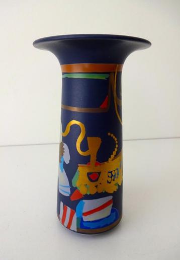Keramiek vaas motieven Gilbert Portanier Rosenthal 3690-k beschikbaar voor biedingen
