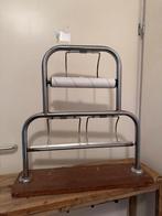 Oude dubbele papierrolhouder chroom, Diversen, Ophalen, Gebruikt