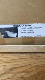 Vrijstaand Bad - Ben Rosana 159W, acryl. Nieuw in doos, Doe-het-zelf en Verbouw, Sanitair, Ophalen, Nieuw, Chroom, Bad