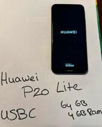 Huawei P20 Lite in nette staat., Telecommunicatie, Mobiele telefoons | Huawei, Gebruikt, Zwart, Ophalen of Verzenden, Zonder simlock