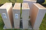 restant steiger houten planken ca 3 cm dik en bureau poten, Doe-het-zelf en Verbouw, Hout en Planken, Ophalen, 25 tot 50 mm, Zo goed als nieuw