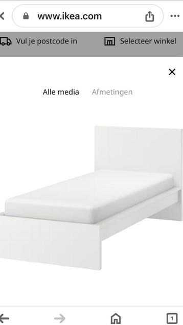 Eénpersoonsbed van Ikea MALM 90x200