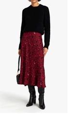 Ba&sh rok bordeaux rood, maat 2/M, Kleding | Dames, Maat 38/40 (M), Ophalen of Verzenden, Zo goed als nieuw, Ba&sh