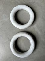 Onderzetters Ringen Marmer Set, Glas of Kopje, Ophalen of Verzenden, Zo goed als nieuw, X