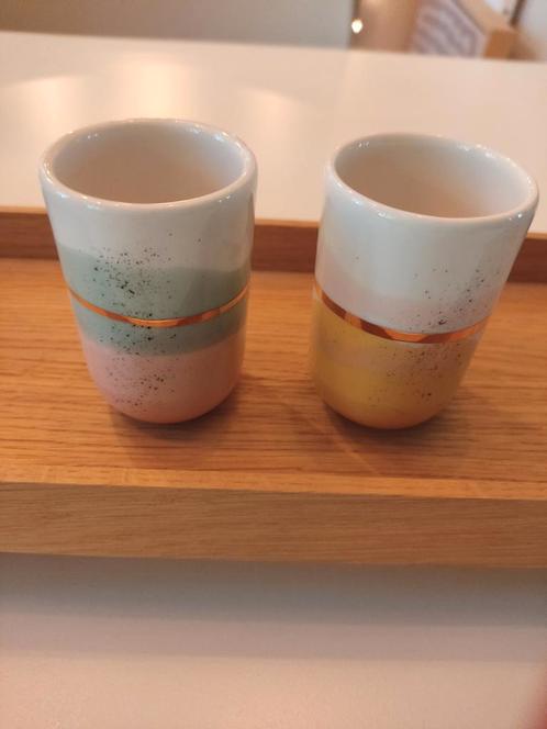 Marinski espresso kopjes 2 stuks, Huis en Inrichting, Keuken | Servies, Nieuw, Kop(pen) en/of Schotel(s), Overige stijlen, Ophalen of Verzenden