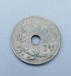 25 Centimes 1908 België (Franse uitgave), Ophalen of Verzenden, Losse munt