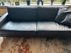 Lederen banken 2x 3 zits, Huis en Inrichting, Banken | Bankstellen, Ophalen of Verzenden, Zo goed als nieuw, 75 tot 100 cm