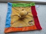 Knuffeldoek beer Winnie de Pooh van Disney Baby zacht velour, Ophalen of Verzenden, Zo goed als nieuw, Beer