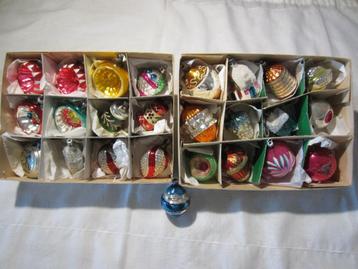 Oude - Vintage - Retro - Gekleurde Boomversiering - L2 & L3 beschikbaar voor biedingen