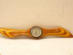 Vintage Houten propeller barometer 37784, Audio, Tv en Foto, Weerstations en Barometers, Ophalen of Verzenden, Gebruikt