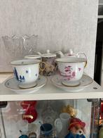 Limoges 2 kop en schotels groot formaat Frans porselein, Ophalen of Verzenden