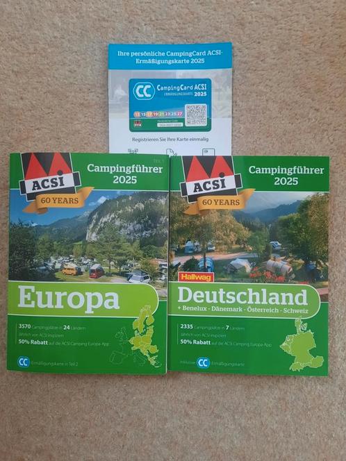 DIVERSE ACSI CAMPINGGIDSEN MET KORTINGSKAARTEN, Boeken, Reisgidsen, Nieuw, Campinggids, Europa, Overige merken, Ophalen of Verzenden