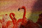 Puzzel Flamingo Dance., Ophalen of Verzenden, 500 t/m 1500 stukjes, Zo goed als nieuw, Legpuzzel
