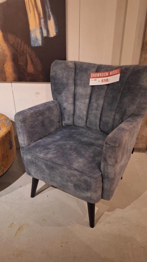 Jazz Fauteuil Urbansofa - Showroommodel, Huis en Inrichting, Fauteuils, Zo goed als nieuw, Hout, Stof, 50 tot 75 cm, Minder dan 75 cm