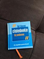 Het blauwe citatenboekje bij problemen door Olaf Hoenson, Ophalen of Verzenden, Zo goed als nieuw