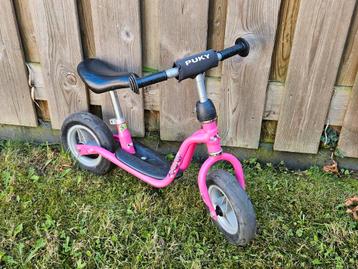Roze Puky loopfiets, gebruikt beschikbaar voor biedingen