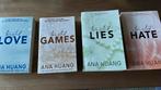 Ana huang serie 4 boeken love games lies hate, Ophalen, Zo goed als nieuw