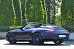 Porsche 911 (997) 3.6 Carrera cabriolet (bj 2006, automaat), Auto's, Automaat, Zwart, Cabriolet, Blauw