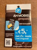 AH Mobiel Prepaid SIM-kaart - €5 beltegoed!, Ophalen of Verzenden, Nieuw, Overige providers, Simkaart