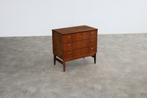 vintage ladenkast | kast | jaren 60 | Deens, Huis en Inrichting, Kasten | Ladekasten, Gebruikt, ., Teakhout, 3 of 4 laden
